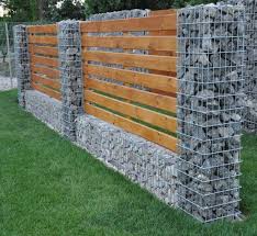 Cool 50 Gorgeous Gabion Fence Design For Garden Ideas Source Link Https Decoradeas Com 50 Gorgeous Gabio Fence Design Backyard Fences Garden Retaining Wall