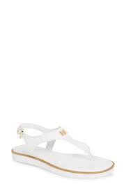 Michael Michael Kors Brady Sandal In Optic White Modesens
