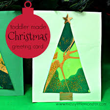Crayola does have a product made specifically for finger painting here. Christmas Tree Greeting Card Messy Little Monster
