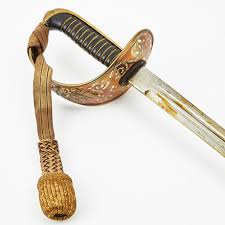 SCHWERES KAVALLERIESCHWERT. (SÄBEL FÜR DEN EXPORT DER FIRMA CHATELLERAULT  VON JACOB HOLTER. Ende des 19. Jahrhunderts. Waffen & Militaria