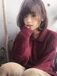 柔らかパーマふんわりボブ小顔カット y ２５４ alice by afloatのヘアスタイル 小顔 カット 重め ボブ パーマ