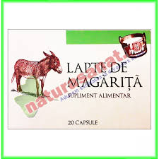 Albuşurile se bat spumă ca pentru bezea. Lapte Magarita Lactasium 20 Capsule Nutraceutical Cosmetics Www Naturasanat Ro
