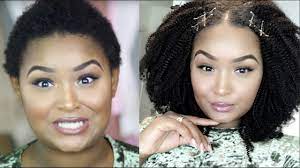 Shop your textured clip in hair extensions, wigs, wefts and ponytails right now. How To Slay Clip In Hair Extensions On Very Short 4c Natural Hair Yunnierose Youtube