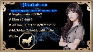 Bocoran Prediksi Togel Singapura Senin 14 Januari 2019