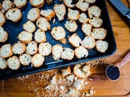 Spread bagel slices on a baking sheet and brush with oil. The Best Diy Bagel Chips And Easy Homemade Hummus Radical Strength