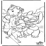 Baby disney characters coloring pages get coloring pages. Lilo En Stitch Stripfiguren Kleurplaten
