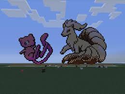 Minecraft Pixel Art Mew N Ninetales By Kodoori64keiteki On Deviantart There are 34 mew pixel art for sale on etsy, and they cost $21.94 on average.