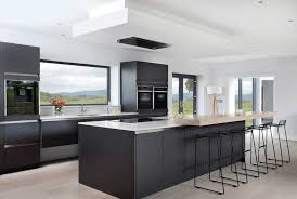 modern black kitchens elegant and