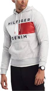Tommy Hilfiger Men Brooks Logo Print Hoodie Men Clothes Shop Hoodie Print Hilfiger Denim