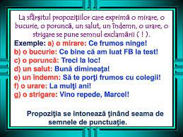 Printre cerințele pe care le poți primi la subiectul i al examenului de bacalaureat la limba și literatura română se numără și aceea de a explica rolul ce care îl are semnul exclamării așezat la finalul unei fraze sau propoziții. Ppt Semne De PunctuaÅ£ie Powerpoint Presentation Free Download Id 4904712