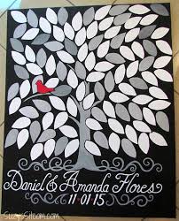 Make a new one then mr. Diy Tree Of Life Wedding Guest Book On Canvas