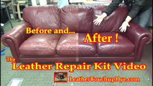 leather repair kit video