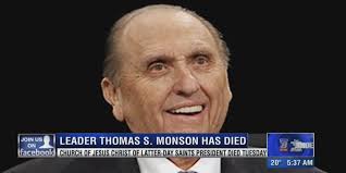 Thomas S. Monson, president of Mormon church, dies at 90