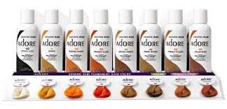For a vibrant, shining color that gives hair a beautiful, sensual feel and color that really lasts! Adore Semi Permanent Hair Color Beauty Bar Supply