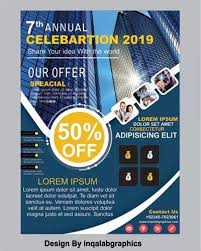 Sending your design to an online printing company and not knowing whether or not your flyers would come out right can add even more pressure. Flyer Design Templates Free Vector Images For Commercial Use Brochure Design Templates Psd And Cdr File Free Download