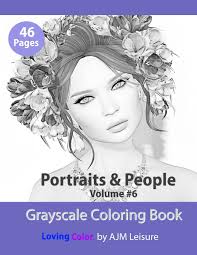 This coloring book for adults free printables set has really helped me and best of all, if you want all the sheet templates (and much more!) in one pdf format, without downloading a bunch of days and scrolling through a bunch of text and ads, you can grab my 255 page coloring binder for 75% off when you click here and use discount code. Portraits And People Volume 6 Adult Coloring Book With Grayscale Pictures Leisure Ajm 9781730708800 Books Amazon Ca