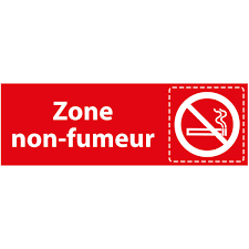 1° les établissements scolaires et les établissements destinés à l'accueil, à la formation et à. Panneau Interdit Zone Non Fumeur Prix Degressif Signa Print