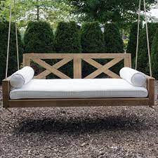 Everyone, especially me, missed the swinging bed so much, so i recently built an exterior ping pong table for the back yard so that i could make another swinging bed for the porch. Breezy Acres Malvern Porch Swing Bed Outdoors Theporchswingcompany Com