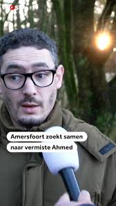 Vrijwilligers zoeken naar vermiste Ahmed in Amersfoort