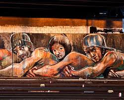 Herakut S Stunning Train Mural Uplifts Community Street Art Mural Train Graffiti