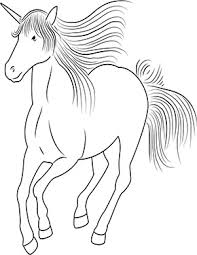Wähle deine zeichnung dieser kostbaren mythologischen wesen zum ausdrucken. Ausmalbild Einhorn Goloppiert Zum Gratis Ausdrucken