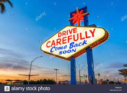 Las Vegas Nevada Usa At The Back Of The Welcome To Las Vegas Sign Reminding You To Drive Carefully And Come Back S Las Vegas Photos Las Vegas Sign Vegas Sign