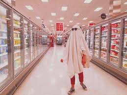 More spooked of you than you are of me. Gabby Haunting Your Local Grocery Store
