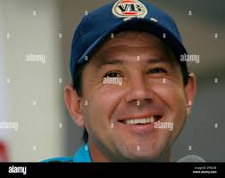 Australian cricket captain Ricky Ponting reacts during a press conference  in Bangalore, India, Wednesday, Oct. 8, 2008.Ponting said he is insulted by  claims from India batsman Virender Sehwag that Australia cheated during