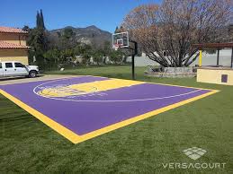 Lakers on court apparel is at fansedge. Indoor Outdoor Backyard Basketball Courts Basketball Court Backyard Backyard Basketball Outdoor Basketball Court
