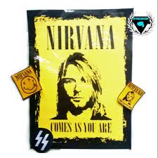 Celebrating the legacy of kurt cobain through photos, videos, lyrics and art with his fans. Back Patch Bordir Nirvana Emblem Back Patch Kurt Cobain Shopee Indonesia