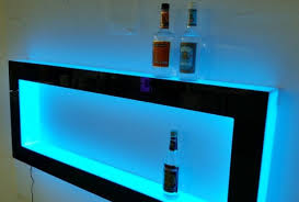 Led Lighted Floating Wall Shelves