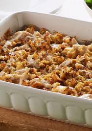 Stove Top One Dish Chicken Bake Comfort Food Gets Even Cozier When Stuffing Is Involved Add Chicken And Sour Cream And You Ve G Recipes Food Chicken Recipes