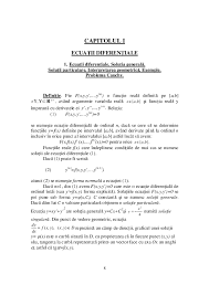 Ecuatiile specificate în paragraful anterior, cuprind derivate partiale de ordinul întîi si doi care, prin esenta lor, sunt nelineare. Pdf Capitolul I Ecuaii Difereniale Andrei Popa Academia Edu