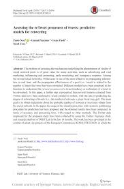 Before the world cup, there's the world cup draw. Pdf Assessing The Retweet Proneness Of Tweets Predictive Models For Retweeting