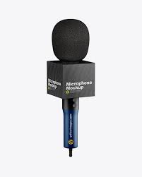 Matte Microphone Mockup Half Side View In Object Mockups On Yellow Images Object Mockups Psd Mockup Template Mockup Free Psd Mockup
