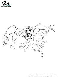 telechargez ou imprimez cette incroyable coloriage ben 10 alien force de en danger renne
