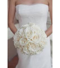 White roses flowers wedding bouquet. White Rose Bridal Bouquet Brooklyn Ny Florist