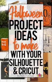 I love how my wood sign turned out. Halloween Project Ideas For Silhouette And Cricut Burton Avenue