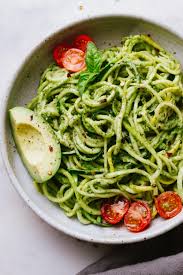 If you try to eat healthy breakfasts but want to add more fruit, spiralize an apple and place it on your morning oatmeal or yogurt. Creamy Zucchini Pesto Vegan Oil Free The Simple Veganista