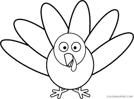 Print and color thanksgiving pdf coloring books from primarygames. Turkey Outline Coloring Pages 15 Turkey Feather Clip Art Printable Coloring4free Coloring4free Com