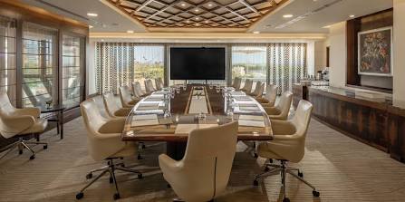 La exclusiva sala donde la soberbia corporativa cavó su propia ruina., generada por IA