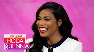 Keke Palmer in Sergio Hudson at the TODAY with Hoda & Jenna Show