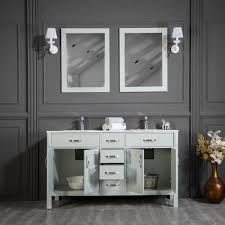 Get free shipping on qualified double sink bathroom vanities or buy online pick up in store today in the bath department. Woodbridge 72 Inch Light Gray Double Sink Bathroom Cabinet