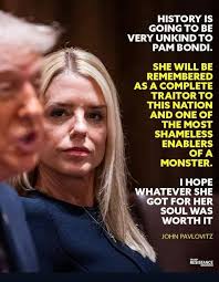 It's interesting Pam Bondi had “Honorable”