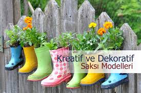 Kreatif Ve Dekoratif 10 Saksi Modeli