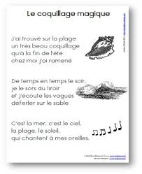 La Mer Les Docs D Estelle French Lessons French Poems French Immersion Resources
