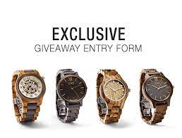 Enter To Win From Jord Provide Your First Name Email Address And Let Us Know Your Favorite Watch To Enter Jord Watch Jord Jord Wood Watches