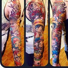 My Anime Video Game Arm By Olivier Julliand Glamort Tattoo Mtl Tattoos Video Game Tattoo Sleeve Tattoo Themes