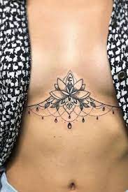 53 Best Lotus Flower Tattoo Ideas To Express Yourself Chest Tattoos For Women Tattoos For Women Best Tattoos For Women