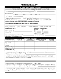 Für ihre freizeit bieten sich folgende einrichtungen an: Hotel Job Application Form Pdf Fill Out And Sign Printable Pdf Template Signnow